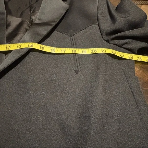 Silverado Mens Black Western Cowboy 2-Piece Suit Size 46 L Made In USA